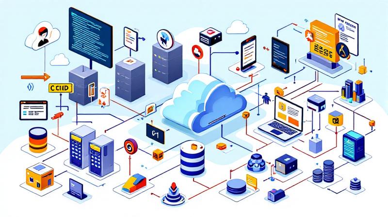 DevOps illustration PowerShell GitHub Actions CI/CD