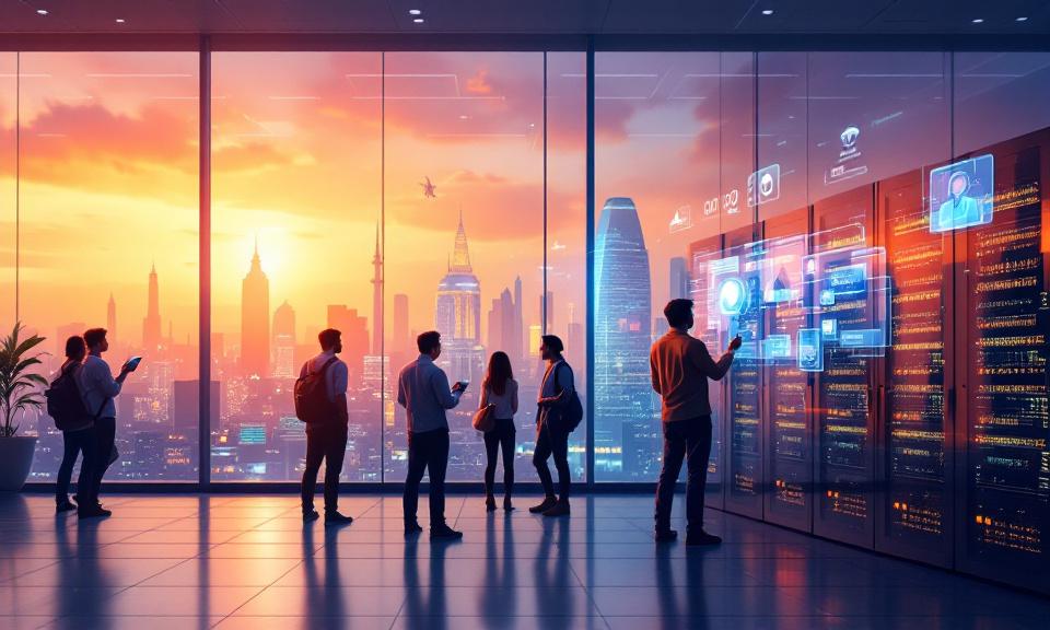 AI-ready data center in India with professionals collaborating