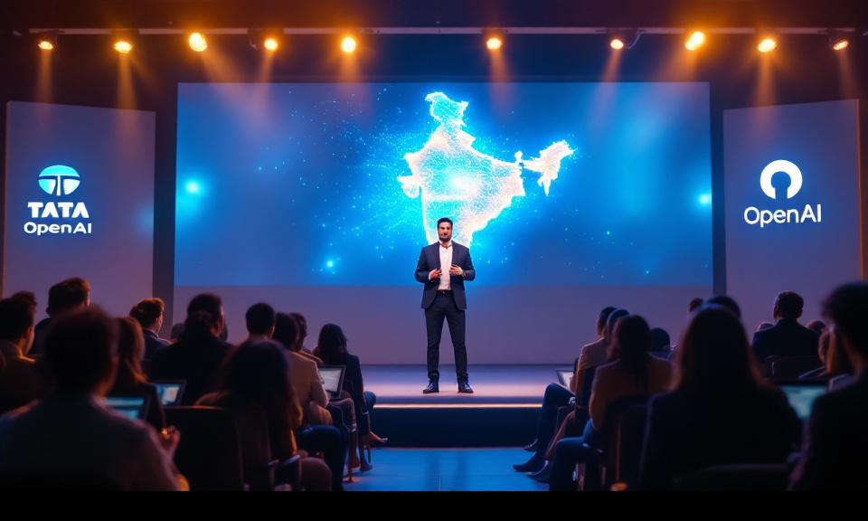 OpenAI CEO speaking at India AI Impact Summit