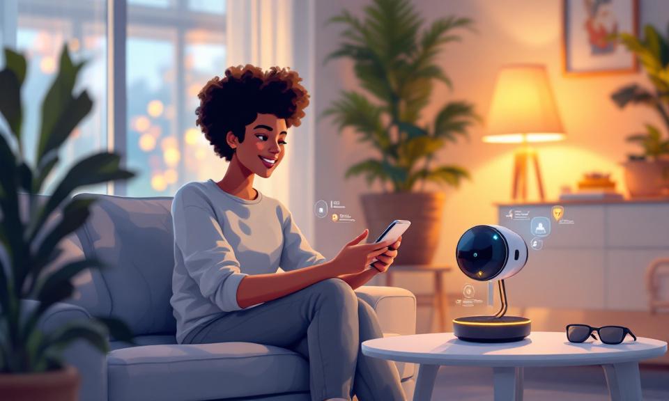 OpenAI smart speaker and devices in living room