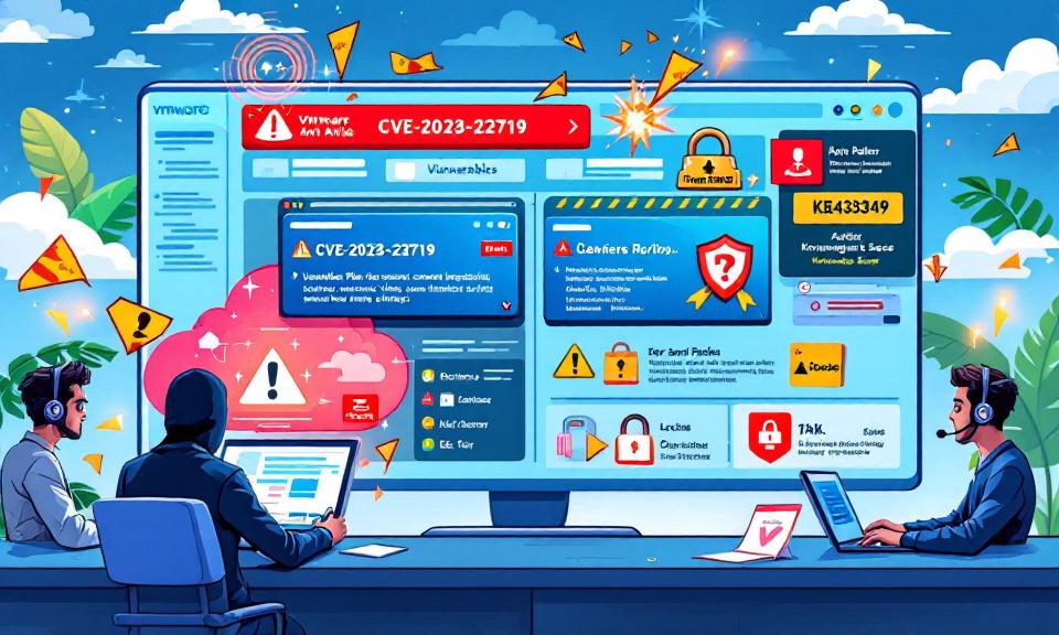 VMware Aria operations dashboard alert illustration