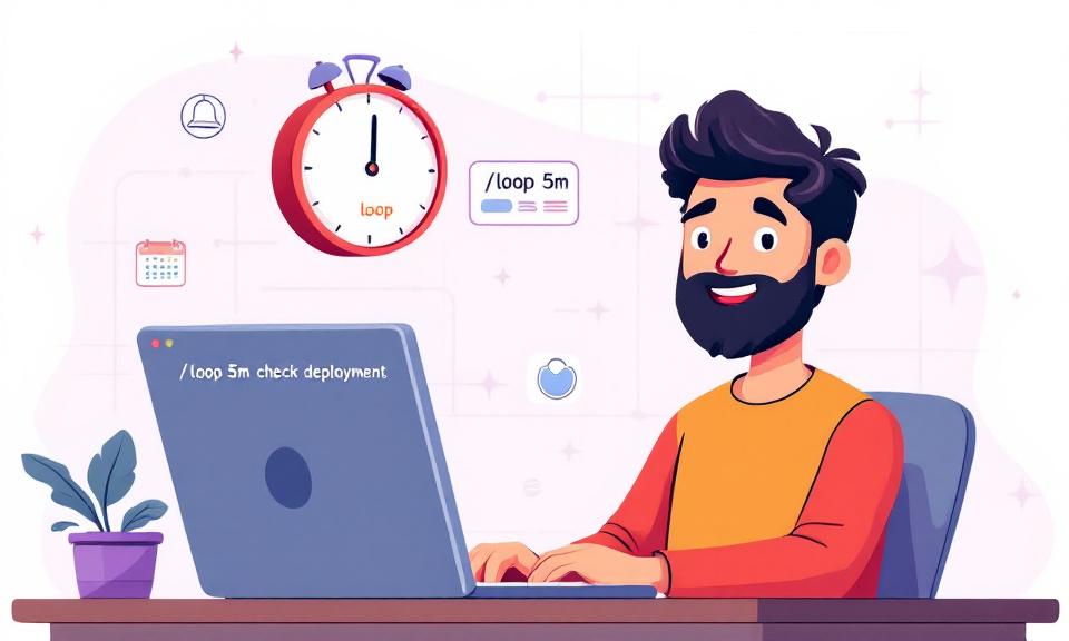 Claude Code scheduled tasks illustration