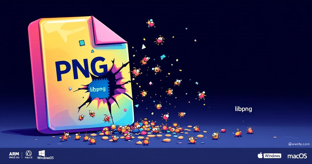 PNG parsing flaws in libpng let attackers crash processes, leak data, and risk code execution