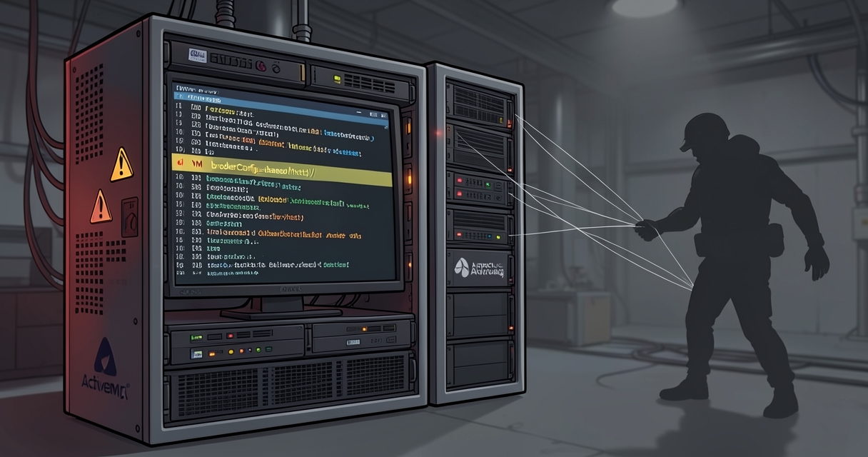 Enterprise message broker with highlighted log indicators