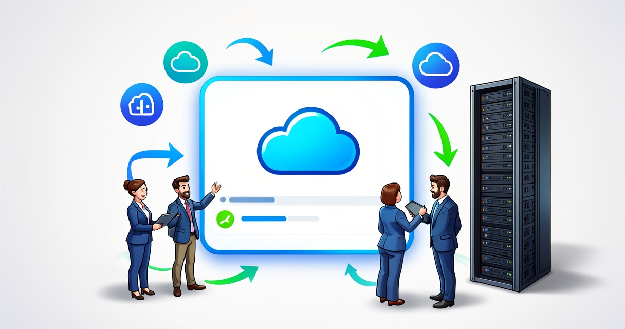 A2A Protocol featured in cloud marketplace illustration
