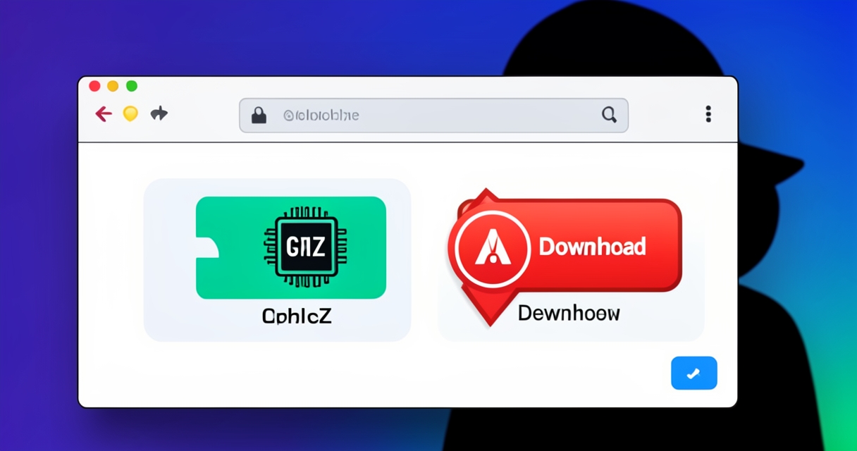 Illustration of compromised CPUID download