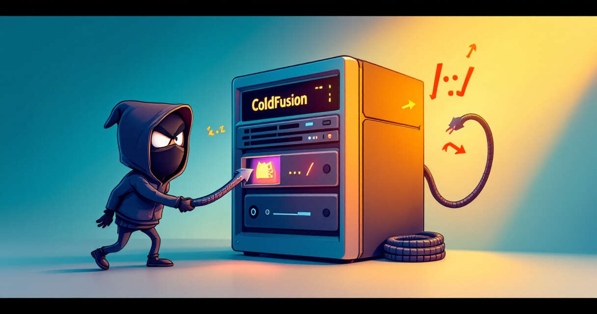 ColdFusion server under path traversal attack