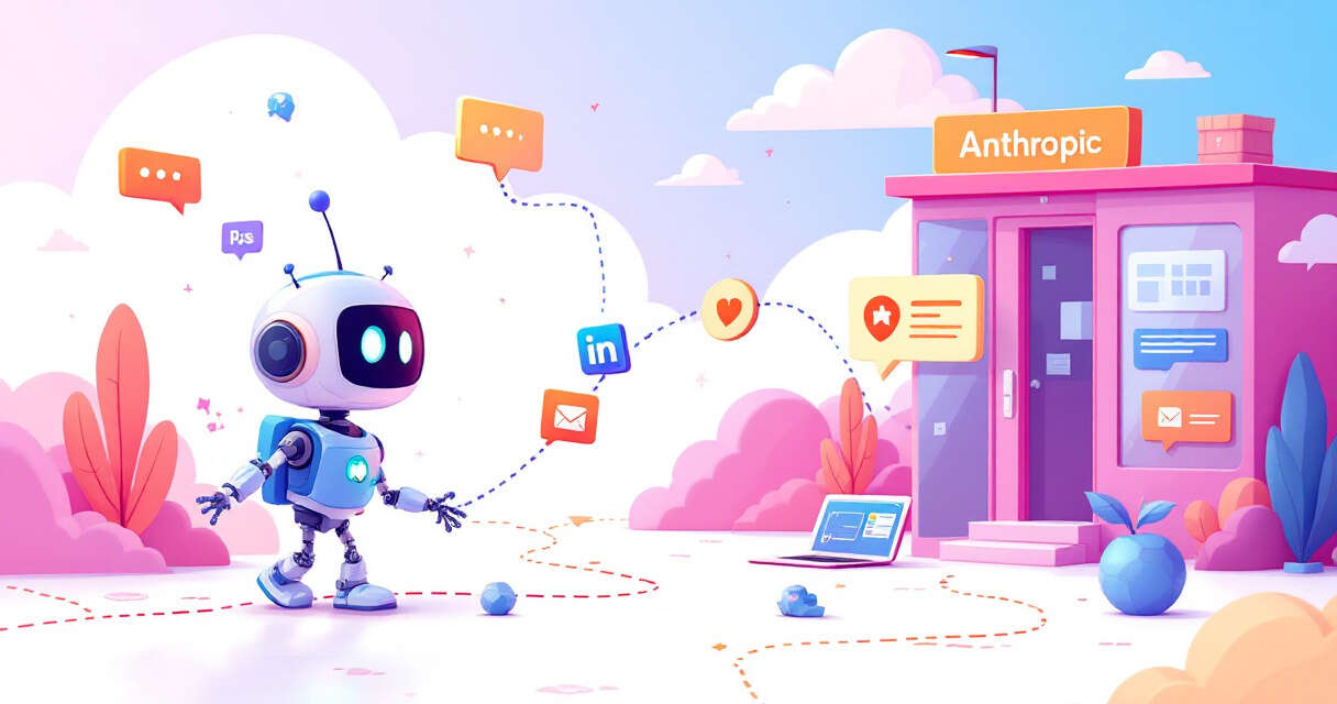 AI agent following connections into Anthropic systems