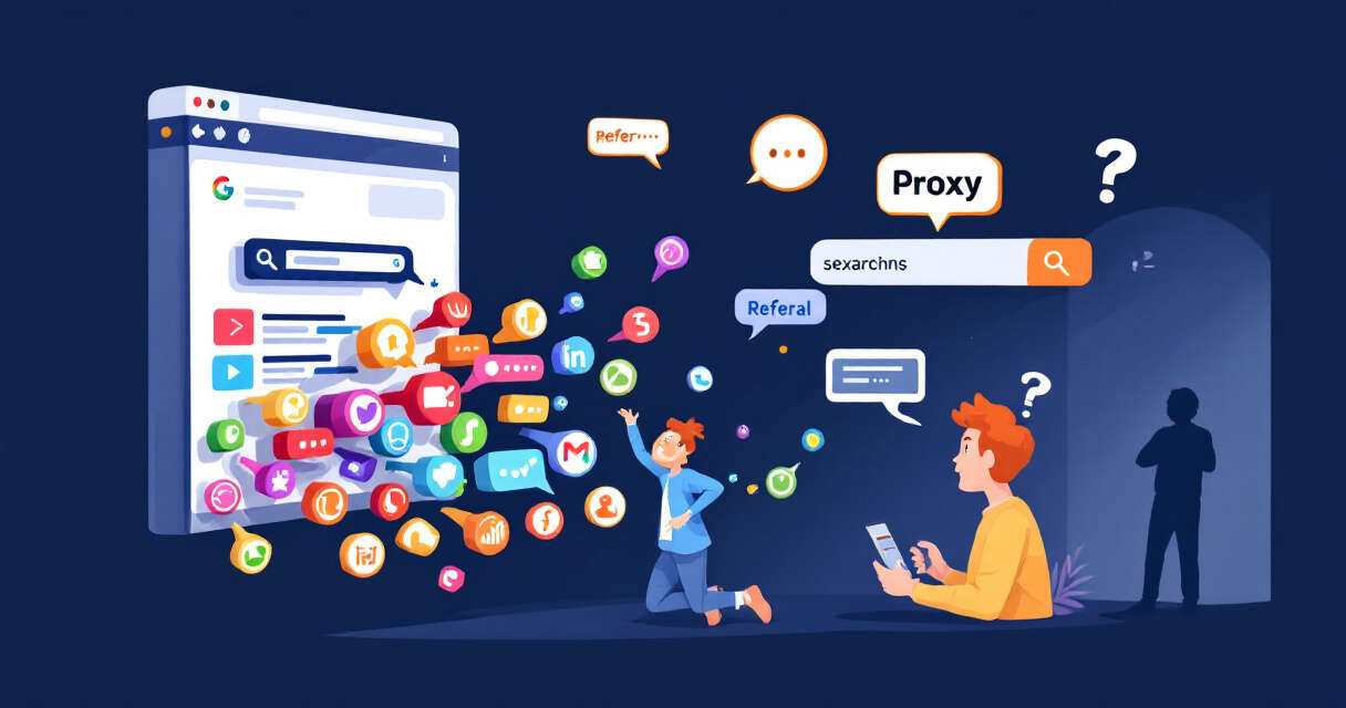 Browser extensions funneling searches through a proxy